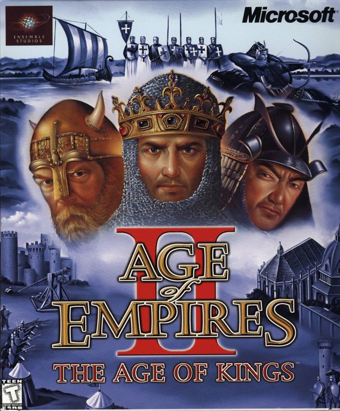 Age of Empires II: The Age of Kings box art for Playstation 2